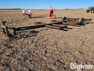 Wheatley S/A 6-Bale Trailer w/3-Pt Forks