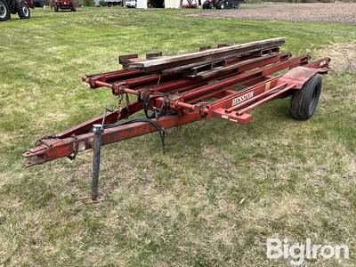 Hesston / Shop built 16' S/A Header Trailer