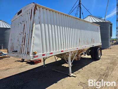 1991 Jet 822 S/A Steel Grain Trailer