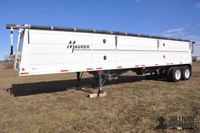 2016 Maurer Hopper Bottom 36' Steel T/A Grain Trailer