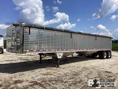 2009 Wilson DWH-550 T/A Aluminum Hopper Bottom Trailer