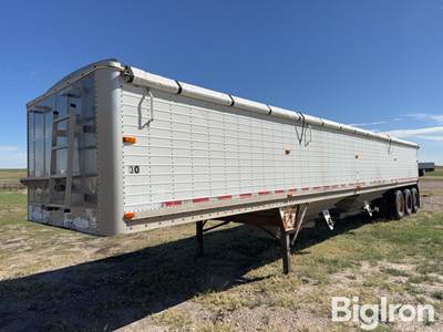 1993 Wilson PaceSetter Tri/A Double Hopper Grain Trailer