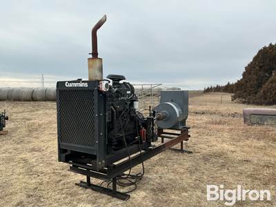 Cummins 6B Power Unit w/Lima Mac 60KW Generator