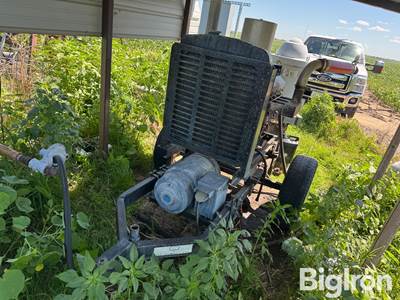 GM 454 power unit on cart