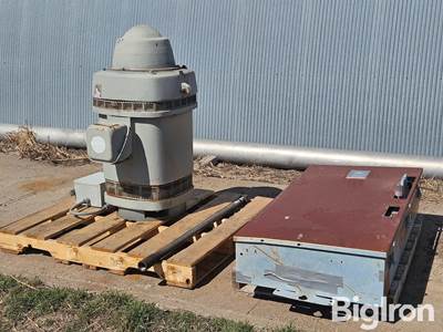 US Motors / Allan-Bradley 100 HP Holoshaft Motor w/Capacitor & Main Electrical Panel