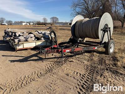 Lay Flat Hose & Hose Reel Cart