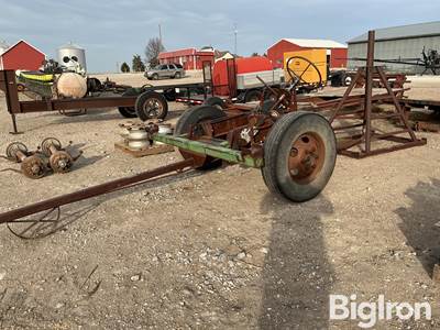 Shop Built Pivot span moving cart & pulling stand