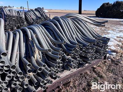 2"x72" Double Bend Aluminum Irrigation Tubes