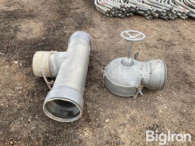 12" Aluminum Alfalfa Valve & T-Fitting
