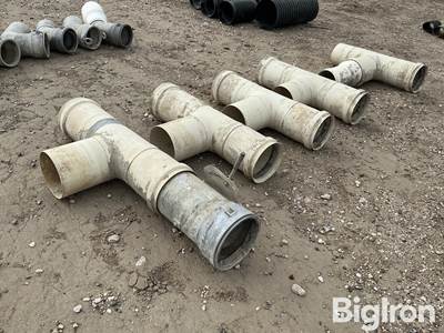 10” PVC Irrigation Pipe T Fittings