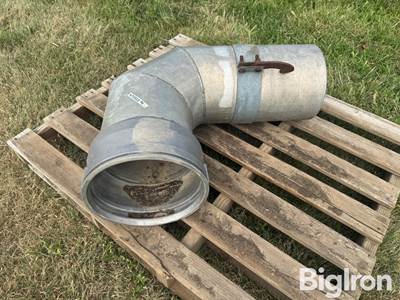 10” irrigation pipe elbow