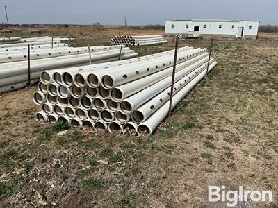 8” PVC Gated Irrigation Pipe