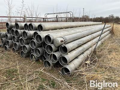 Gated 10" Aluminum Irrigation Pipe