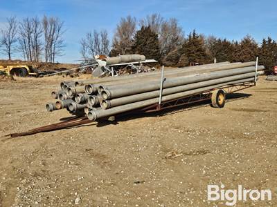 8" Mainline Irrigation Pipe w/ Pipe Trailer