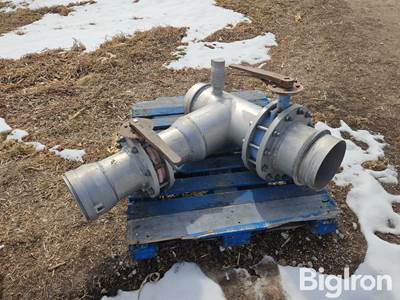 Aluminum Tee w/Butterfly Valves