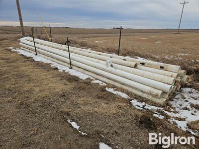 6" PVC Gated Irrigation Pipe