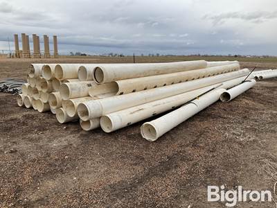 12" PVC Gated Pipe w/Fittings