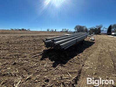 6" Main Line Aluminum Pipe w/Pipe Trailer