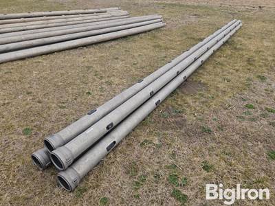 6"X30' Aluminum Gated Irrigation Pipe