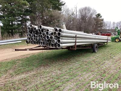 Irrigation Pipe & Trailer