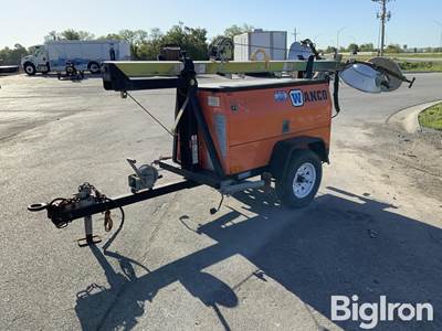 2014 Wanco WLT-4M Diesel Laydown Portable Light Plant