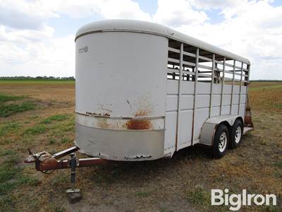 Circle D 16' T/A Livestock Trailer