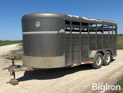2011 Corn Pro SB-18 7S 18’ T/A Livestock Trailer
