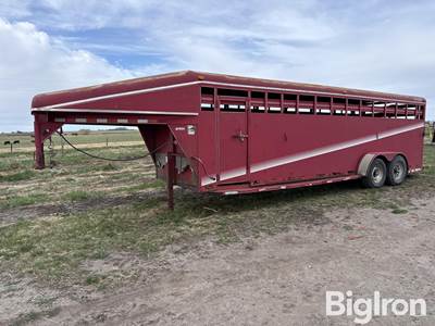 2006 Delta GNS 24' T/A Gooseneck Livestock trailer