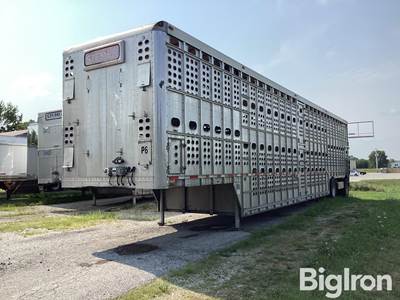 2011 Eby Bull Ride 53’ Spread Axle Livestock Trailer
