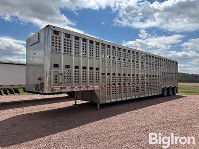 2012 EBY PSDCL Bull-Ride Tri/A Livestock Trailer