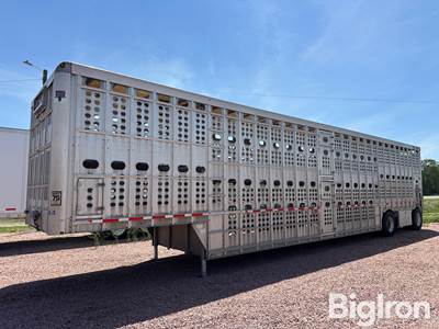 2015 Eby SM1PBP5386 Bull-Ride Spread T/A Livestock Trailer