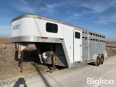 2003 Exiss VGNC-720-T T/A Goose Neck LivestockTrailer