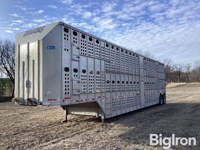 1988 Merritt Cattle Pot Livestock Trailer