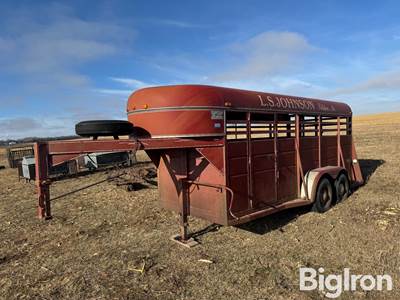 Rice 16' T/A Livestock Trailer