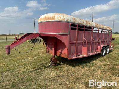 Shop Built 20X6 T/A Gooseneck Trailer