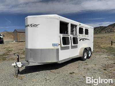 2023 Trails West Adventure MXII 4H T/A Horse Trailer