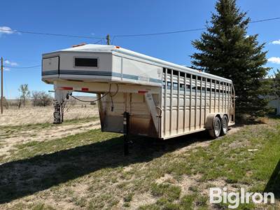 1994 Titan 20’ T/A Gooseneck Livestock Trailer