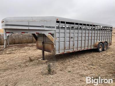 1995 Travalong T/A Steel Livestock Trailer