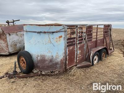 Open Top T/A Livestock Trailer
