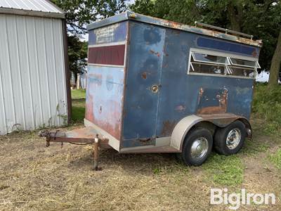 Shop Built 10’ Horse/Livestock T/A Trailer
