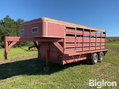 Shop Built T/A Livestock Trailer