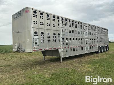 2012 Wilson PSDCL-402 Quad/A Aluminum Livestock Trailer
