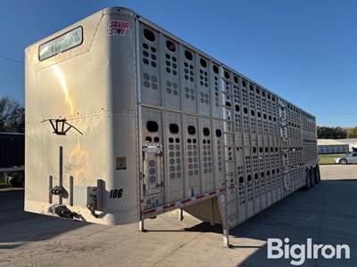 2014 Wilson PSDCL-402 Silver Star Tri/A Livestock Trailer