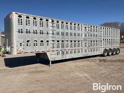 2013 Wilson Silver Star PSDCL-402 Quad Axle Livestock Trailer