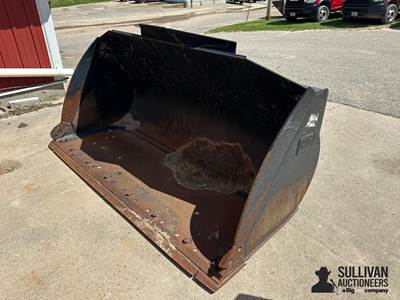 Used Cat Wheel Loader Material Bucket, Quick Attach, 100" Wide, Serial # 191004564