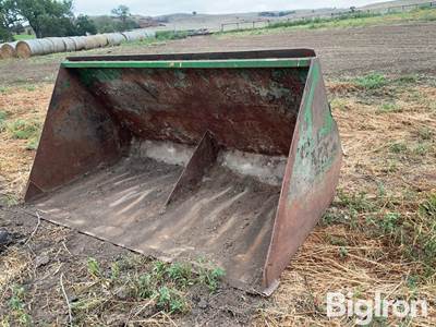 Used Shop Built High Capacity Commodity Bucket, 97" Wide, Payloader Quick Mounts