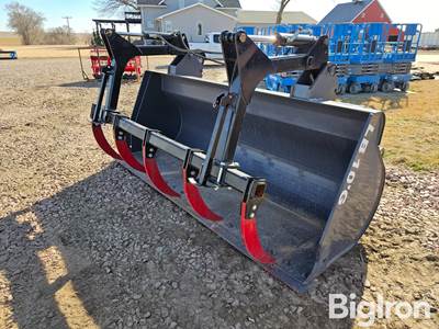 2025 West Valley LB10G Heavy Duty Wheel Loader Grapple Bucket Attachment