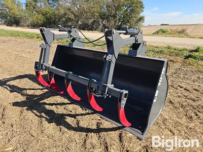 2026 West Valley LB10G Heavy Duty Wheel Loader Grapple Bucket Attachment, Volvo/HiVis Mounts