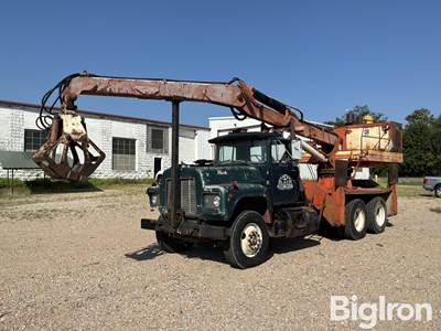 1985 Mack R686ST T/A Knuckleboom Timber Loader