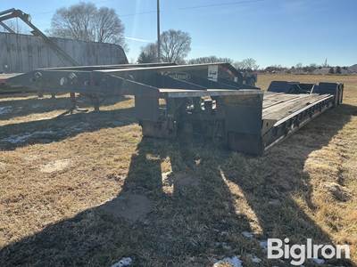 2012 Kaufman DT35 T/A Hydraulic Detachable Lowboy Trailer